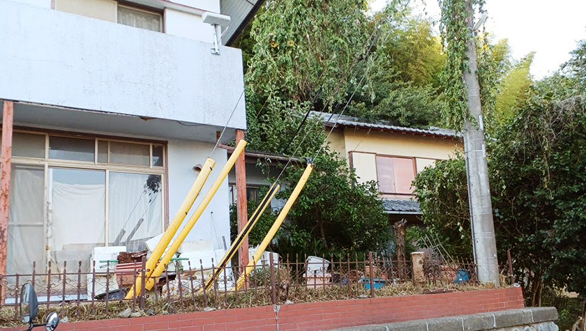 浜松市中央区個人宅の伐採・除草作業